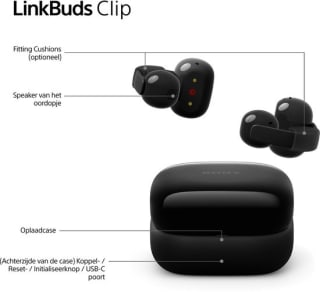 Sony LinkBuds Clip - Draadloze open-ear oordopjes voor €106,76 bij Bol