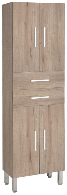 Columna de baño Madrid roble 60x185x30 cm por 271.15€