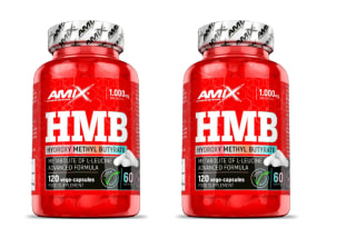 2 Botes de HMB 120 Cápsulas - Amix por 47.98€