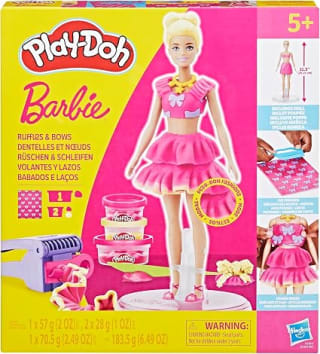 Play-Doh-set Barbie Ruches en strikken met pop voor €10 bij Amazon
