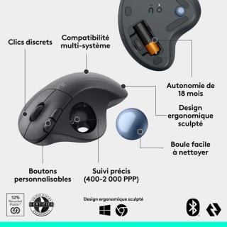 Logitech ERGO M575S pour 47,90€