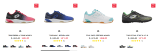 Hasta 70% en Tenis Lotto en Lotto Sport