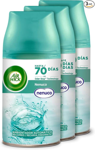 3 botes Air Wick Freshmatic Ambientador Spray Aroma a Nenuco 250ml por 7.67€