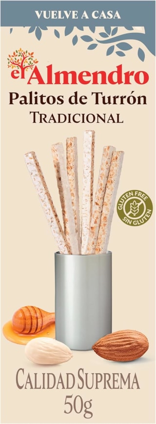 El Almendro Palitos de Turrón Tradicional 50 g por 2,59€ en Amazon