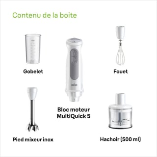 Braun MultiQuick 5 MQ50236M pour 24,99€ chez Cdiscount