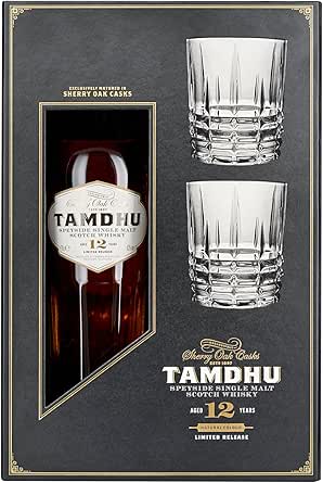 Tamdhu 12 Year Old Speyside Whisky Gift Set with Glasses for £44.99