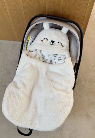 Nid d'ange en sherpa Chou lapinou à 25,59€