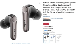 EarFun Air Pro 4+ voor €84,99 bij Amazon