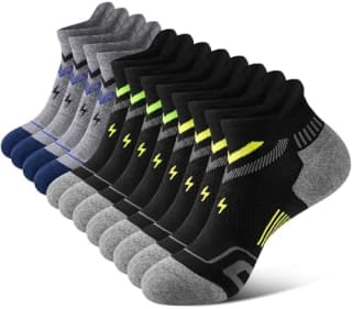 SukModen Ankle Running Socks for Men (6 pack) for £6.72 at Amazon