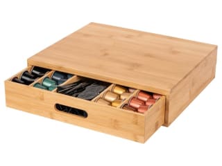 Caja de café / caja de té de bambú por 9,49€ en Lidl