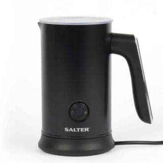 SALTER The Chocolatier EK5134 Electric Milk Frother & Hot Chocolate Maker – Black + F