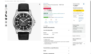 Reloj Bulova Mens Precisionist por $3,800 | Amazon