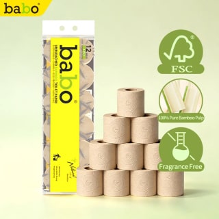 BABO 6D reliëf toiletpapier (12 rollen) voor €4,99 bij Joybuy