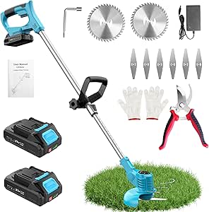 Desbrozadora Bateria 21V con 2 Baterías 2.0Ah por solo 39.99€