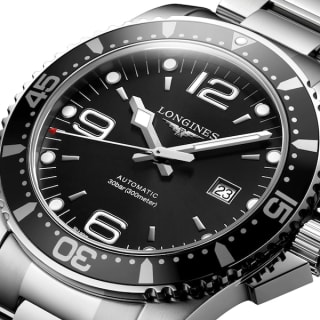 Longines HydroConquest 44mm Mens Watch Black MPN: L38414566