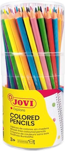 Jovi Lápices de colores Woodless, 84 unidades en 12 Colores por 7.88€