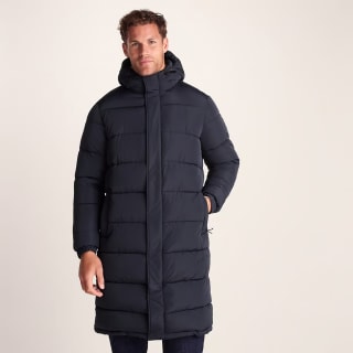 TOG24 Langrick Mens Long Padded Jacket Dark Indigo for £9 at SecretSales