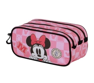 Estuche Minnie Mouse triple por 6.95€.