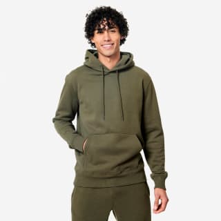 Sweat à capuche chaud en molleton homme à 13,99€ chez Decathlon