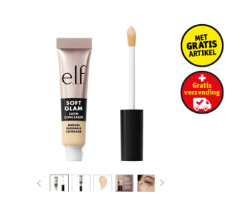 Gratis brush tap bij aankoop van e.l.f. Foundation & Concealer