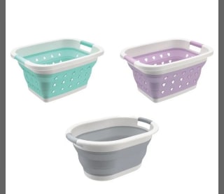 Cesta para la colada 17L por 6.99€.