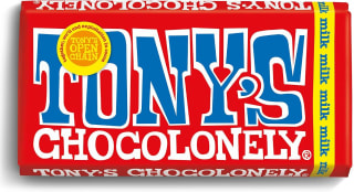Tony's Chocolonely Milk Chocolate Bar (180g) for £2.75 at Amazon