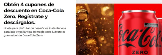 Coca-Cola Zero Gratis al Registrarte