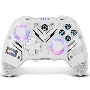 Mando Nintendo Switch - Krom Krystal, Para Nintendo Switch 1 y 2, PC, iOS y Android,