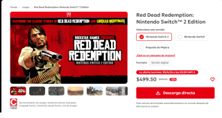 Red Dead Redemption: Nintendo Switch 2 Edition por $500 | Nintendo eShop