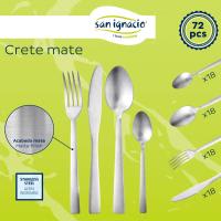 San Ignacio Cubertería de 72 Piezas en Acero inoxidable Mate por 27.98€