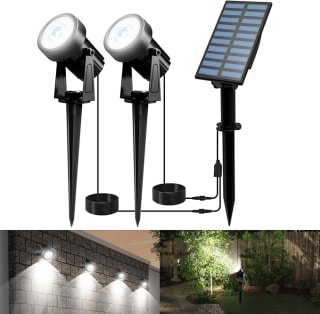 T-SUNUS Focos Solares LED Jardin 8 Unidades por 17,99€