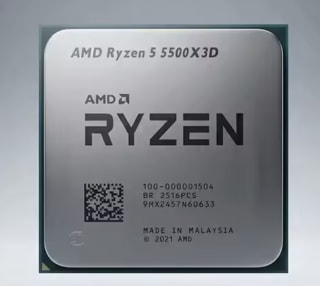 AMD Ryzen 5 5500X3D met een code voor 141,01 euro