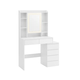 Vasagle Tocador con Luces LED de Brillo Ajustable Blanco Nube por 89.99€