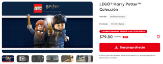 LEGO Harry Potter Colección por $80 | Nintendo eShop