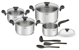 Batería 11 Piezas Primary Cook Plateado Por $49.990