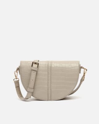 Bolso bandolera pequeño color beige animal print ed. por 8.40€