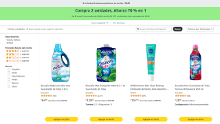 70% de descuento en 1 al comprar 2 en Amazon