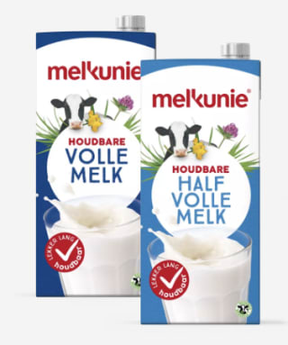 MELKUNIE Houdbare melk 1 l. voor €0,69 bij de Aldi