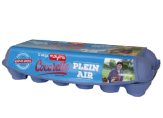 Cocorette boîte de 12 œufs plein air pour 3,29€