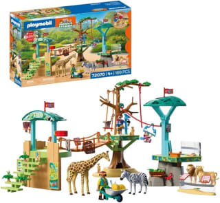 PLAYMOBIL Animals & Friends dierentuin: wildernis klimpark voor €62,99 bij Amazon