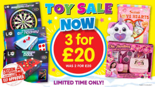 B&M’s 3 For £20 Toy Sale In-Store