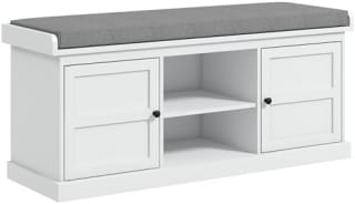 HOMCOM Shoe Storage Bench with Cushion £45.33