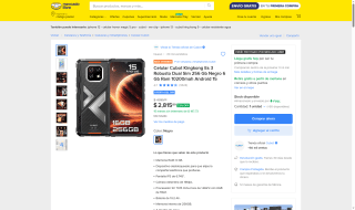 Celular Cubot Kingkong ES 3 256GB por $2,816 | Mercado Libre