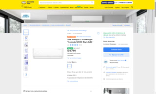 Minisplit Mirage Life 12+ por $4,796 | Mercado Libre