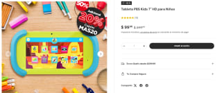 Tableta PBS Kids 7" HD para Niños por $80 | Waldo's
