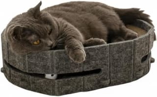 Cama con rascador para gatos por 14,80€