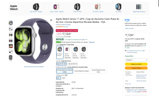 Apple Watch Series 11 42mm por $7,124 | Oferta Amazon
