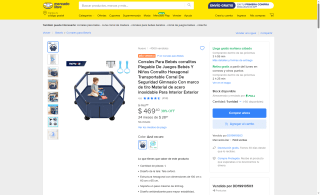 Corralito Hexagonal Plegable $469 | Oferta Mercado Libre