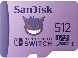 Tarjeta micro SDXC SanDisk Licencia Nintendo, Pokemon Gengar, 512GB por 39,90€