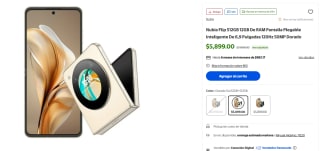 Nubia Flip 512GB 12GB 120Hz en $5,899 | Oferta Walmart